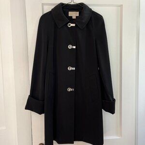 Michael Kors Black Women's Raincoat Size Small